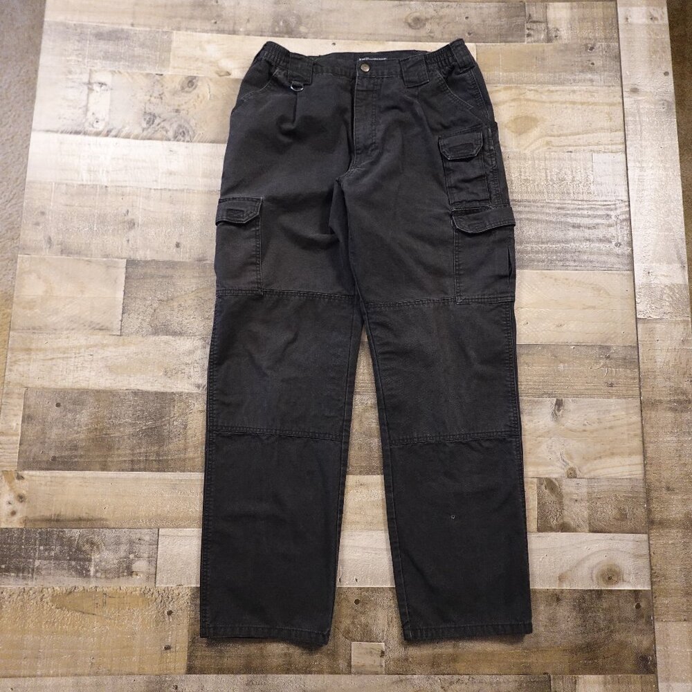 5.11 Tactical Cotton Canvas Cargo Pants Men’s 34x34 Black Work Utility‎